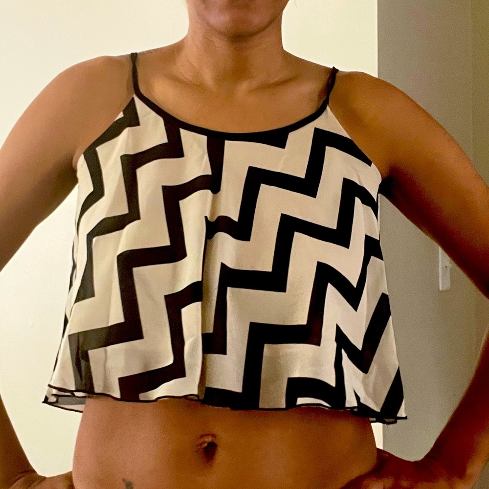 Flowy crop top